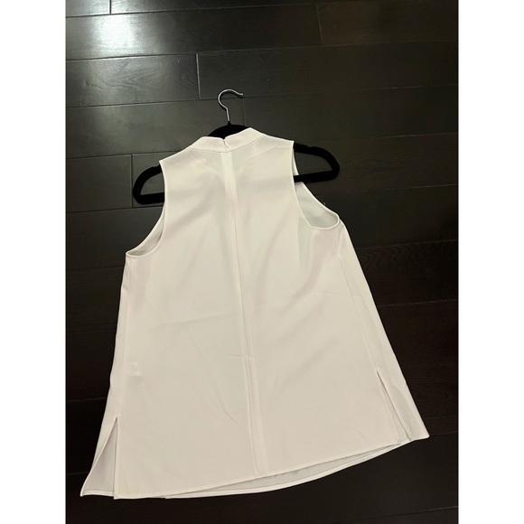 Theory White Talniza Crepe Blouse - Picture 5 of 6